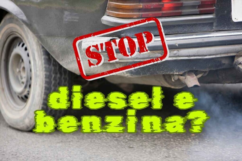 Stop alle auto benzina e diesel, arriva la novità