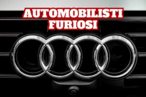 Taglio Audi, automobilisti furiosi